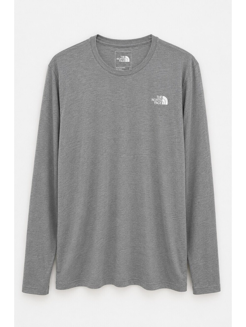 The North Face Men's Gray FlashDry Long Sleeve Performance Shirt Size L Hiking